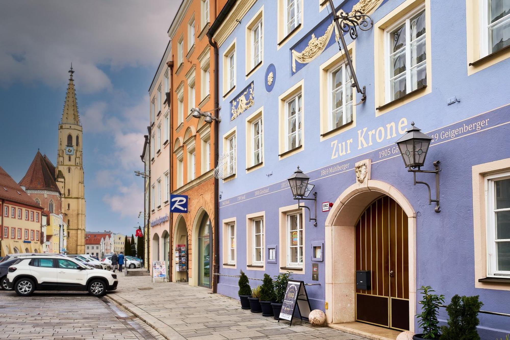 Hotel Zur Krone Neuötting Exterior foto